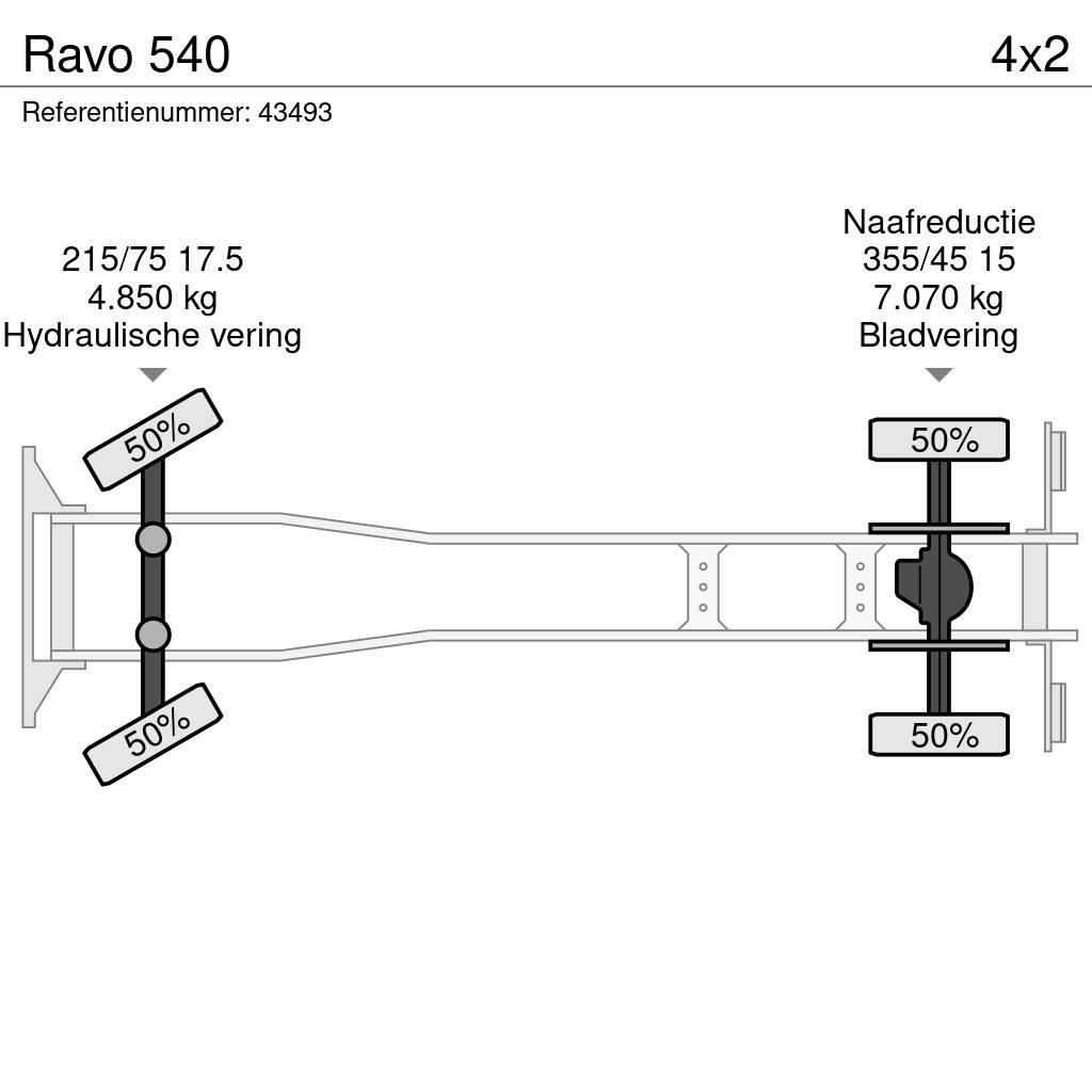 Ravo 540 Šlavimo sunkvežimiai