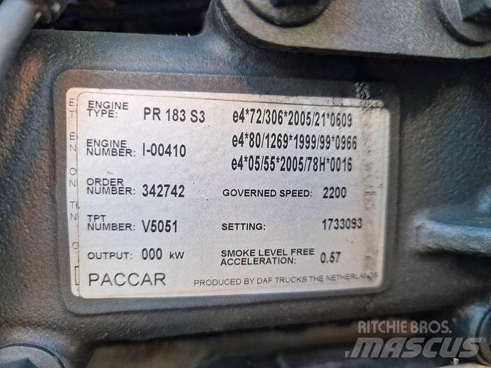 Paccar PR 183 S3 Transportas - Kita