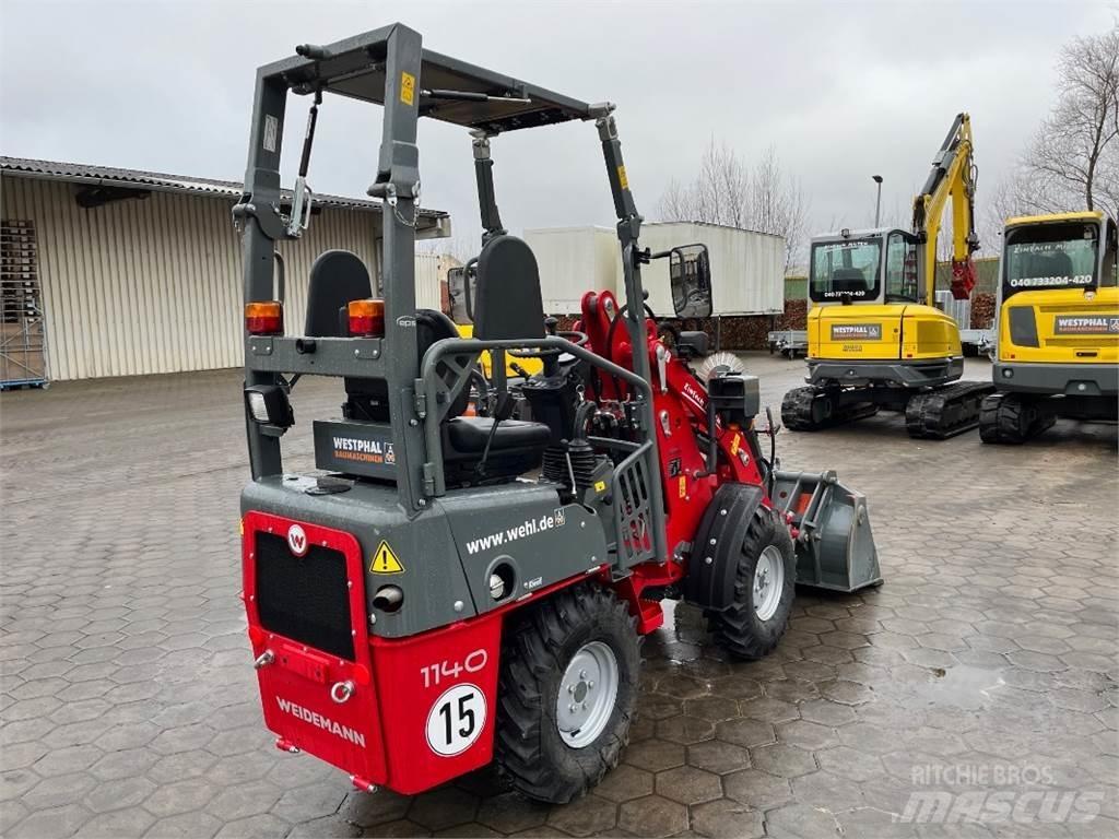 Weidemann WM1140 Naudoti ratiniai krautuvai