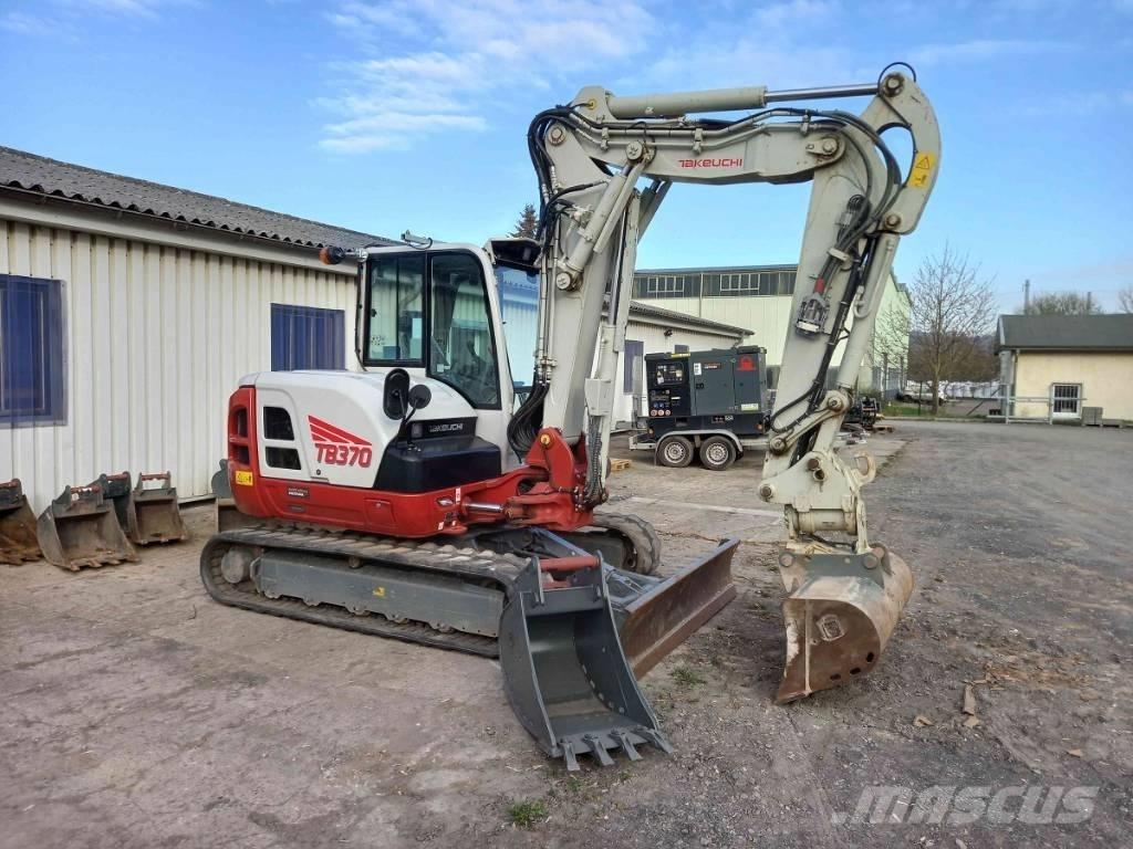 Takeuchi TB 370 CV Vidutinės galios ekskavatoriai 7-12 t