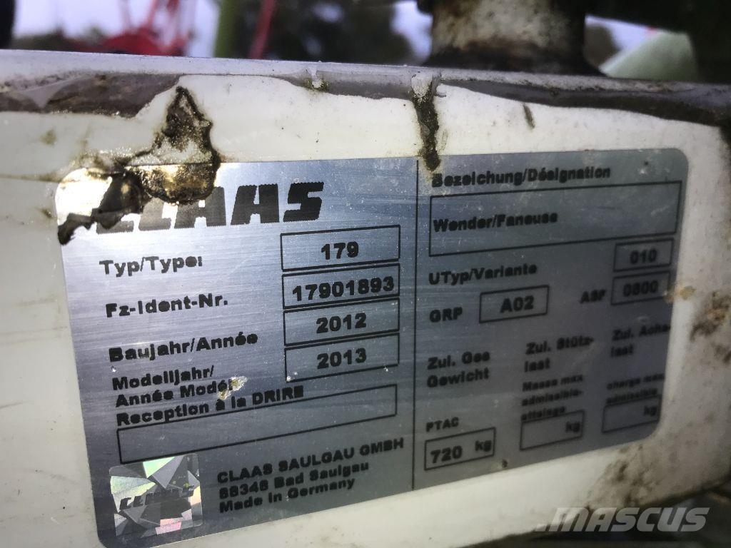 CLAAS Volto 58 Šieno grėbliai ir vartytuvai