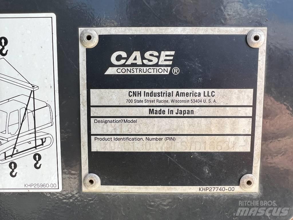CASE CX 130 D Vikšriniai ekskavatoriai