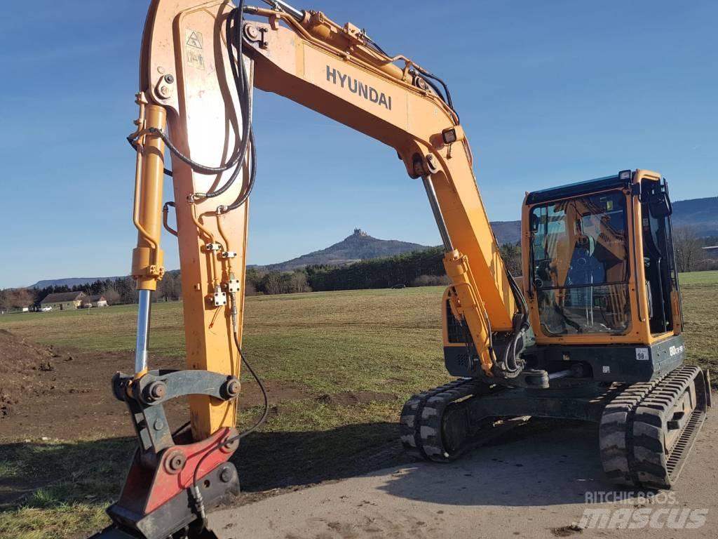 Hyundai R80 CR 9A Vidutinės galios ekskavatoriai 7-12 t