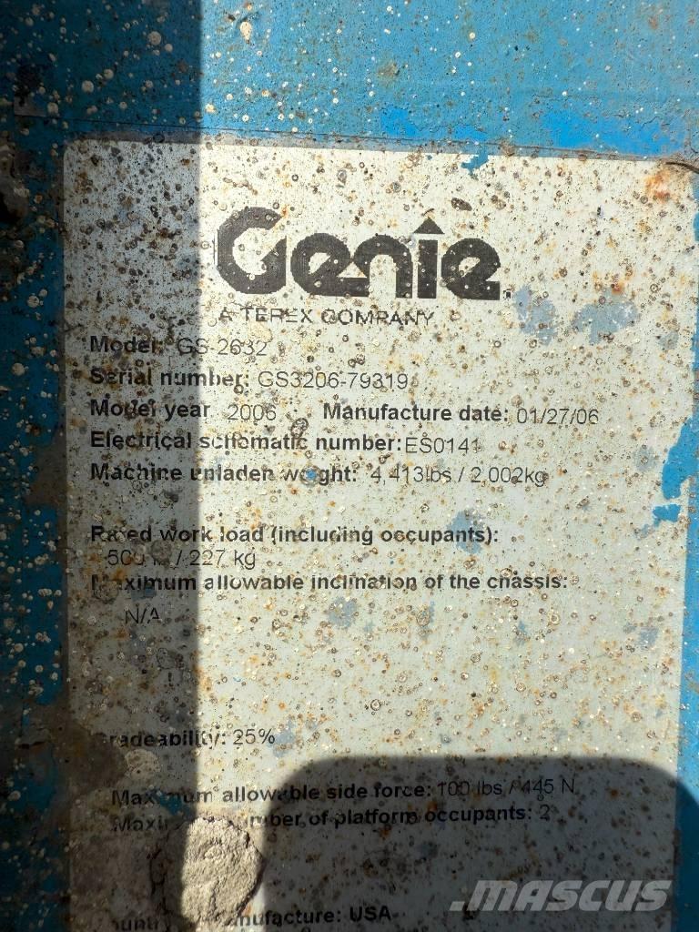 Genie GS 2632 Žirkliniai keltuvai