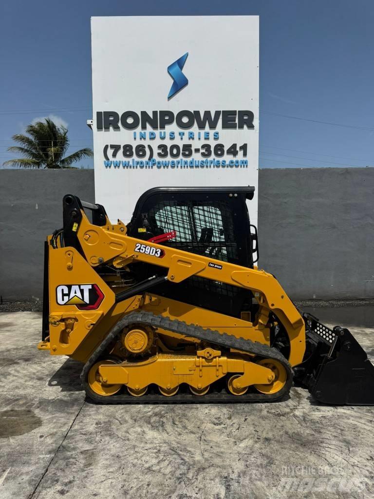 CAT 259D3 Krautuvai su šoniniu pasukimu