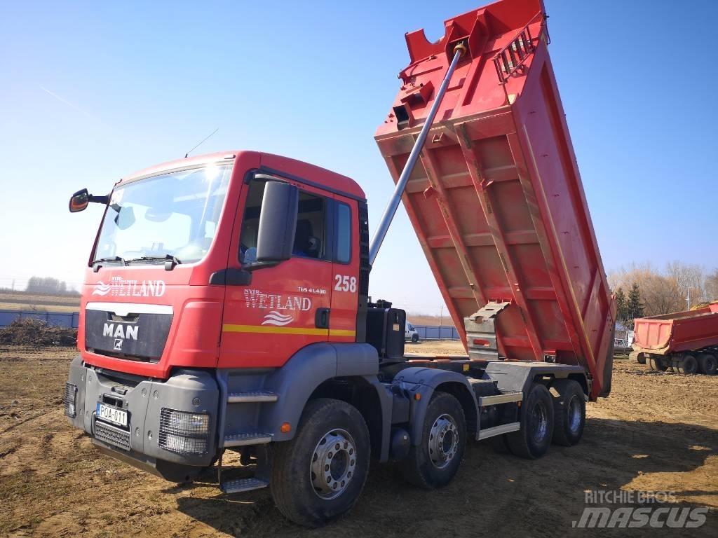 MAN TGS 41.400 Savivarčių priekabų vilkikai