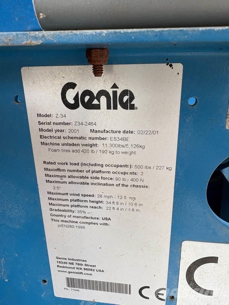 Genie Z34-22 Teleskopiniai keltuvai