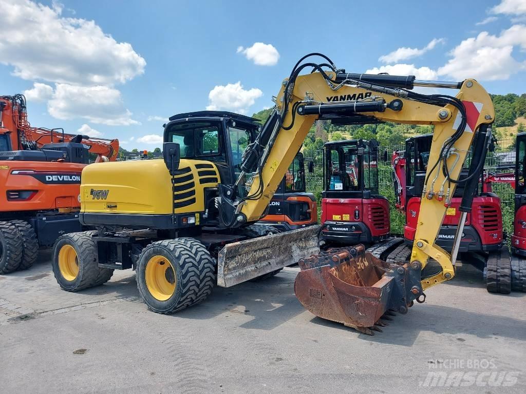Yanmar B 95 W Ratiniai ekskavatoriai