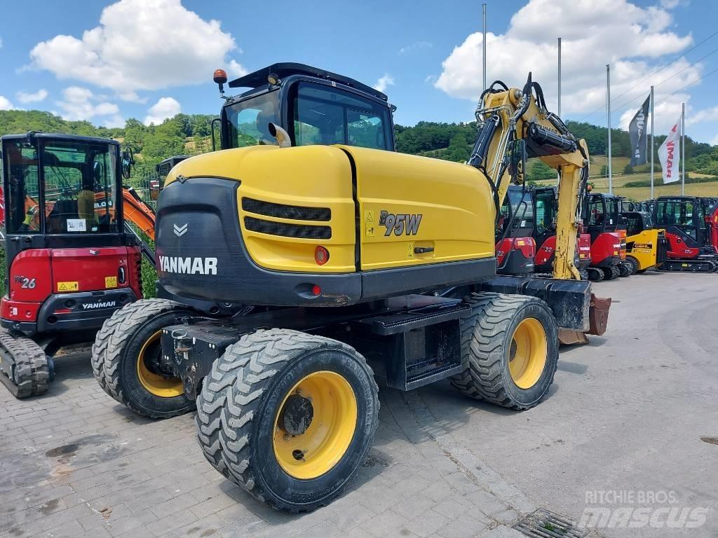 Yanmar B 95 W Ratiniai ekskavatoriai