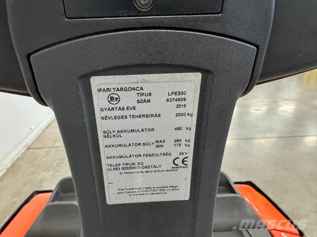 Toyota 10792 LPE 200 Elektriniai šakiniai krautuvai