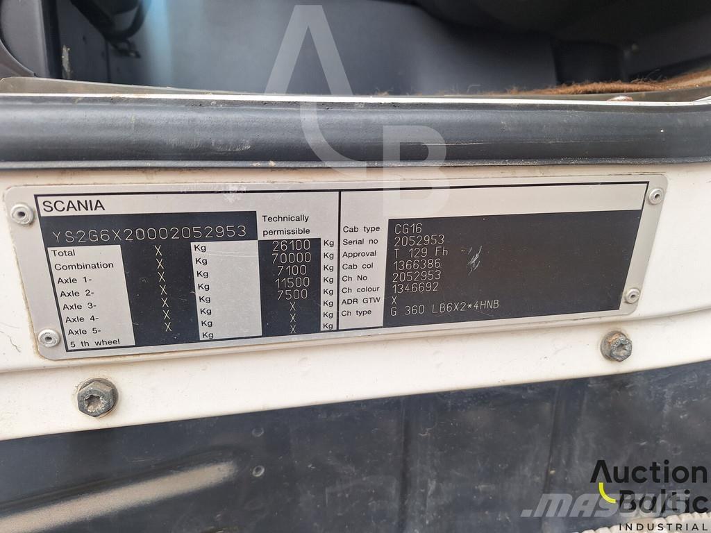 Scania G 360 Šiukšliavežės