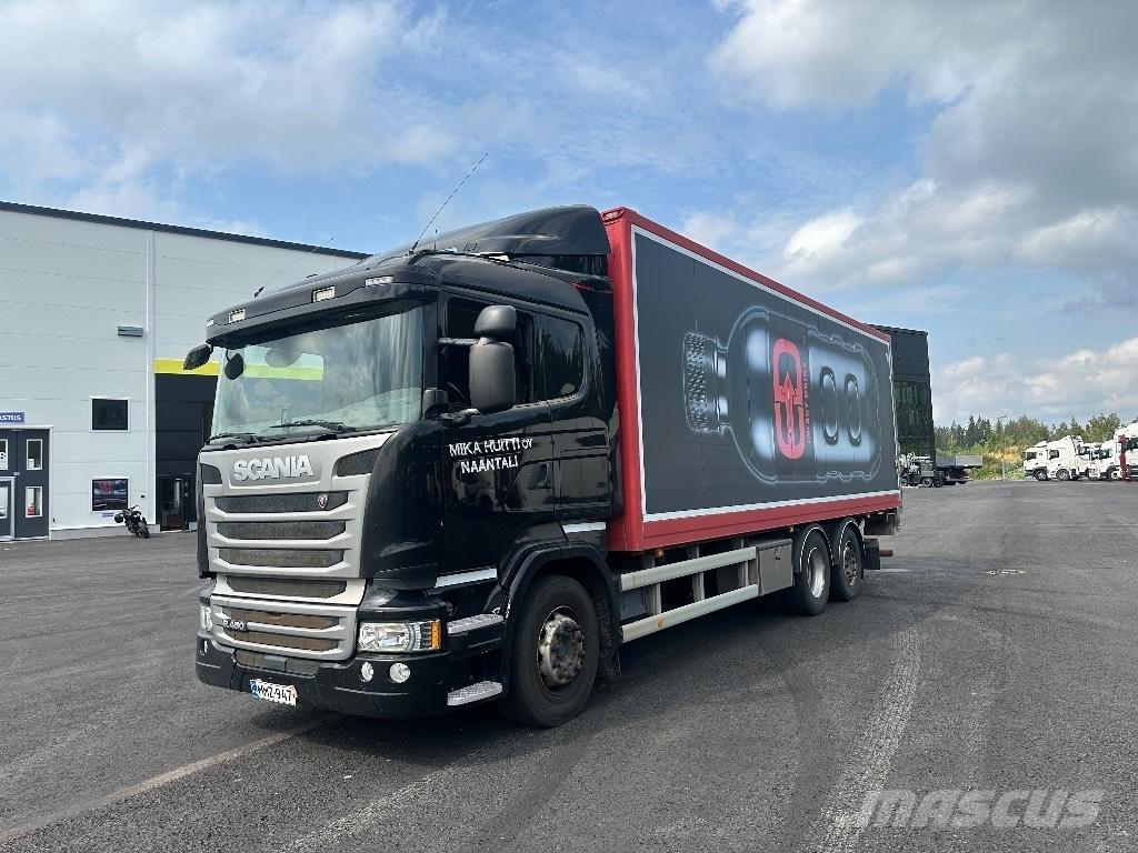 Scania R 450 Sunkvežimiai su dengtu kėbulu