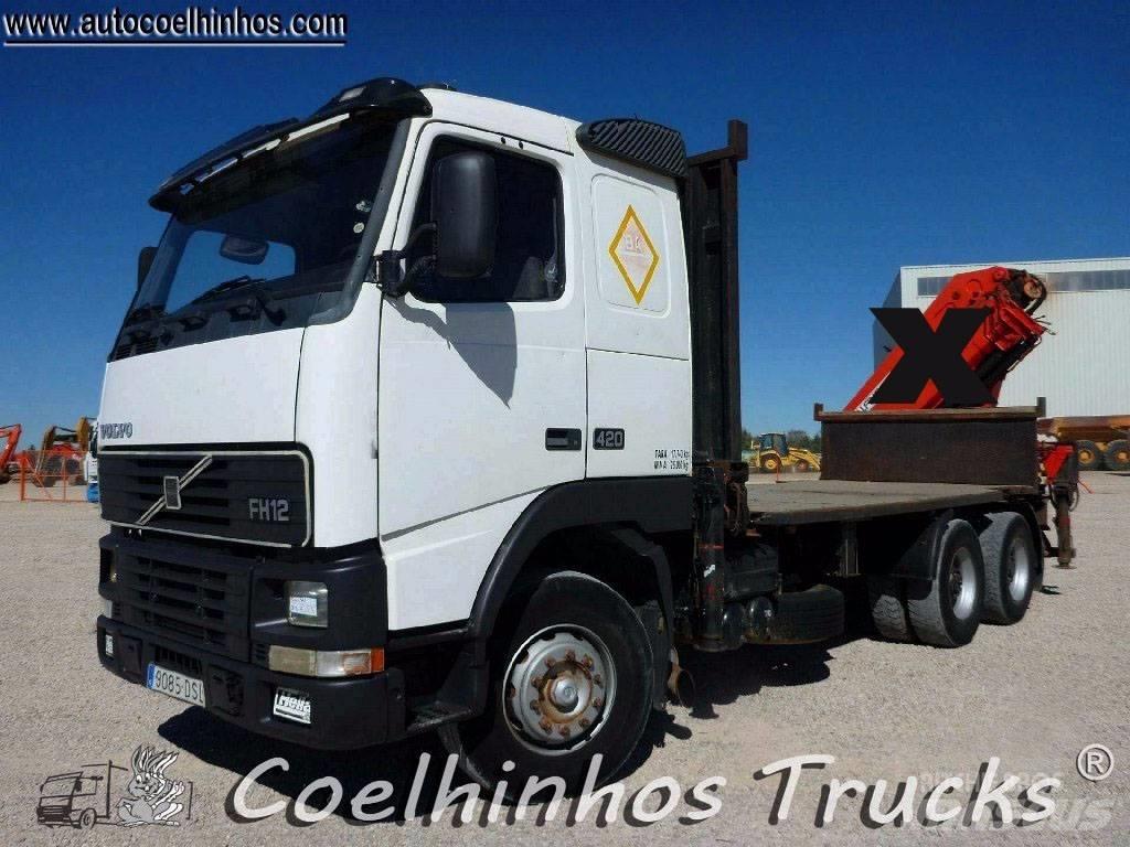Volvo FH12 420 6x4 Platformos/ Pakrovimas iš šono