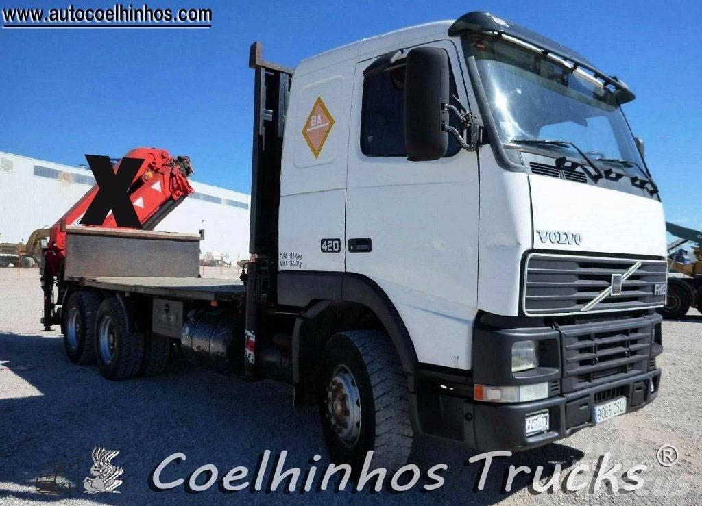 Volvo FH12 420 6x4 Platformos/ Pakrovimas iš šono