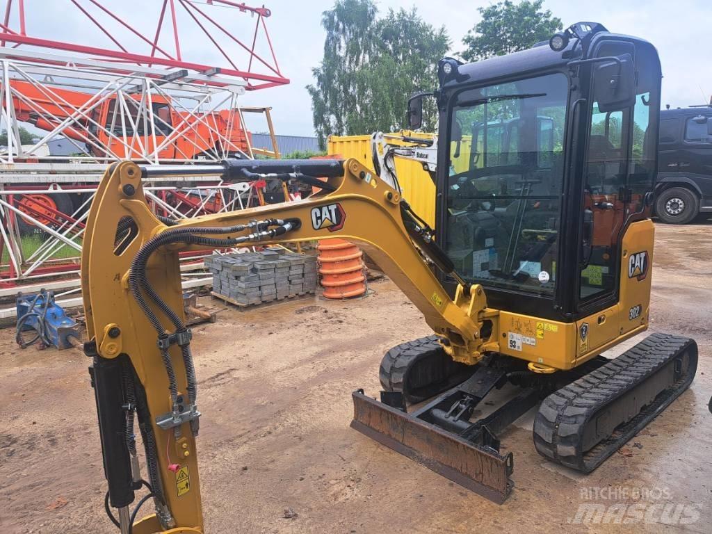 CAT 302cr Mini ekskavatoriai < 7 t
