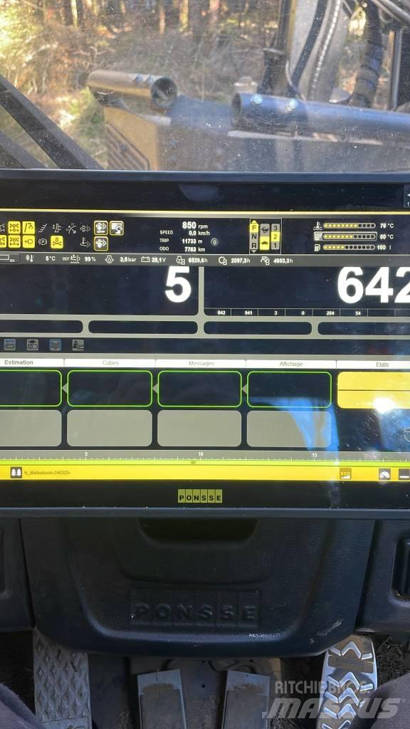 Ponsse Ergo 8W Miško technika (Harvesteriai)