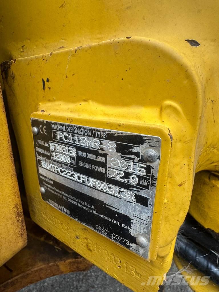 Komatsu PC 118 MR-8 Vikšriniai ekskavatoriai