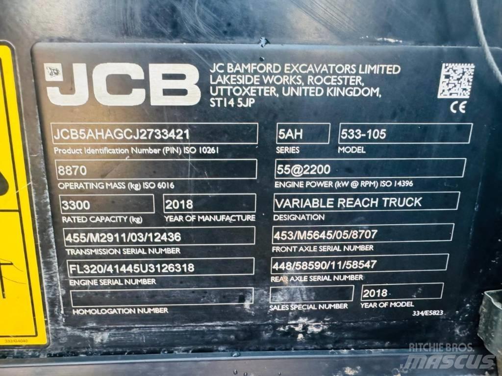 JCB 533-105 Teleskopiniai krautuvai