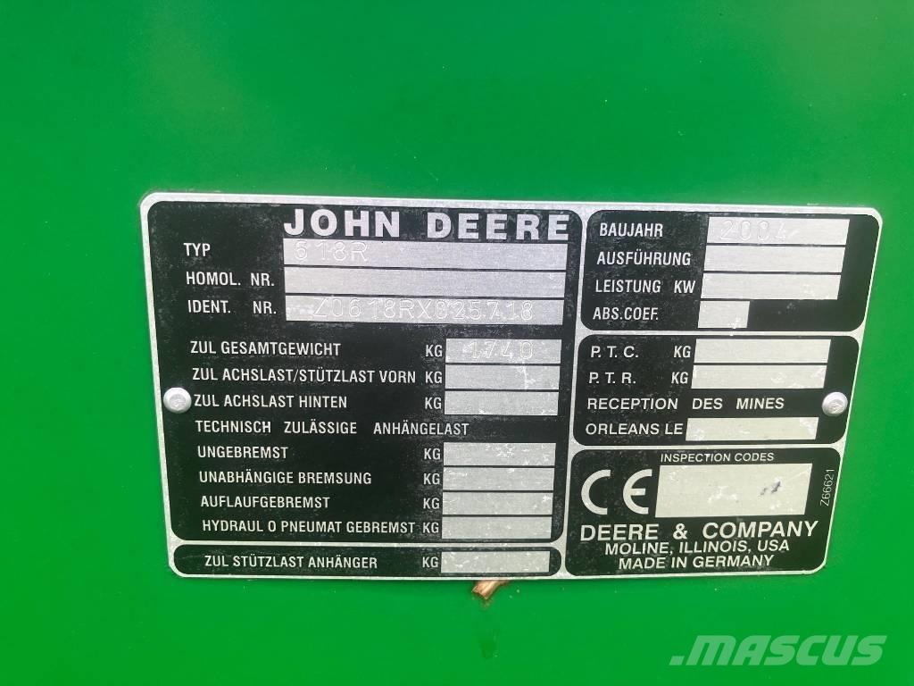 John Deere 9540 WTS Derliaus nuėmimo kombainai