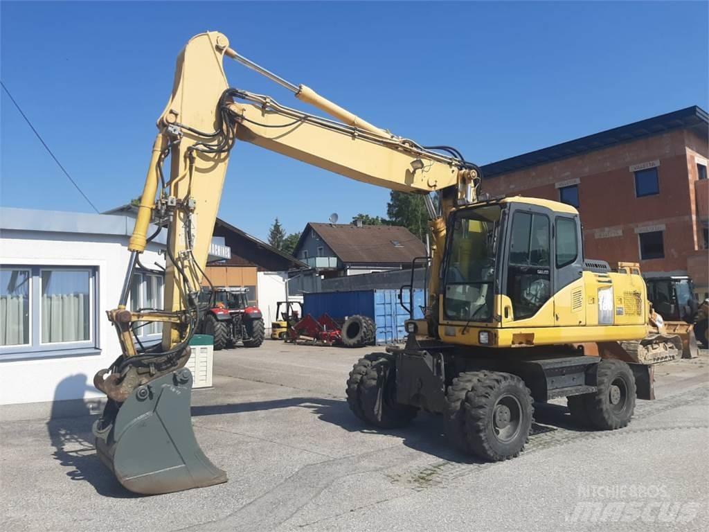 Komatsu PW180-7 Ratiniai ekskavatoriai