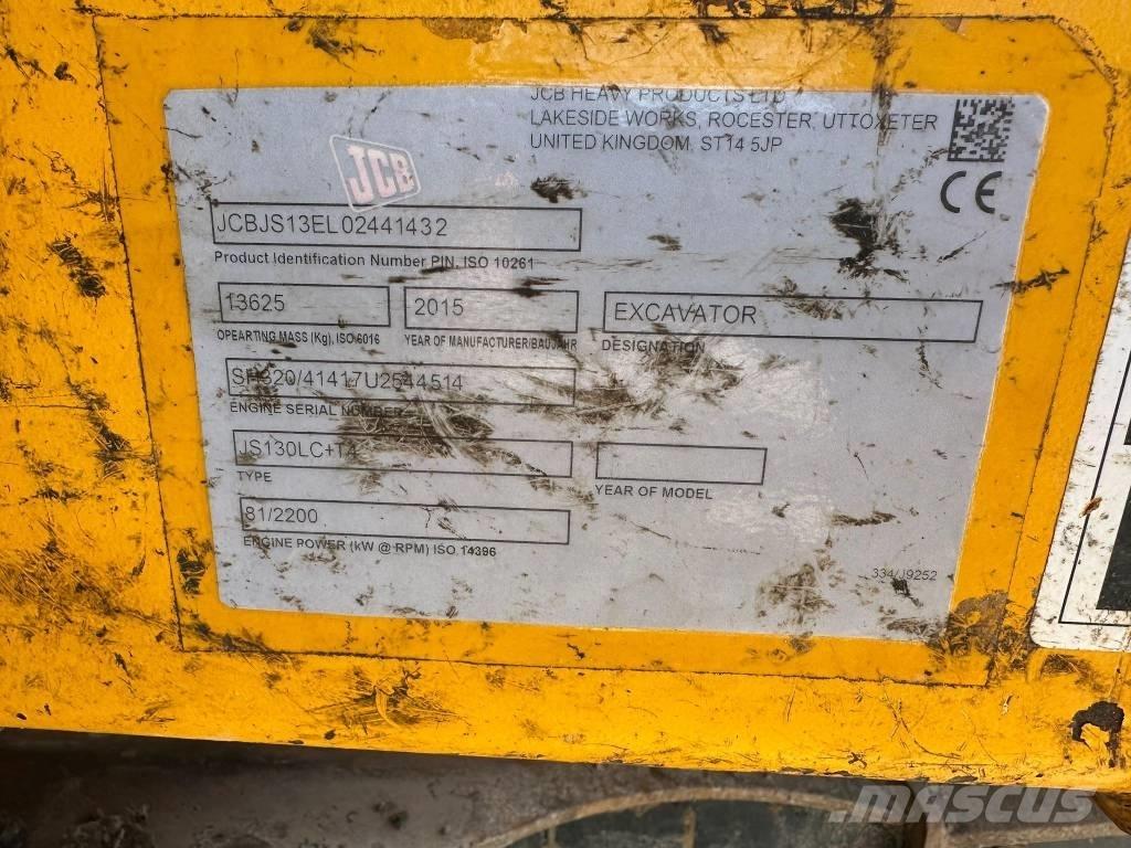 JCB JS 130 LC Vikšriniai ekskavatoriai