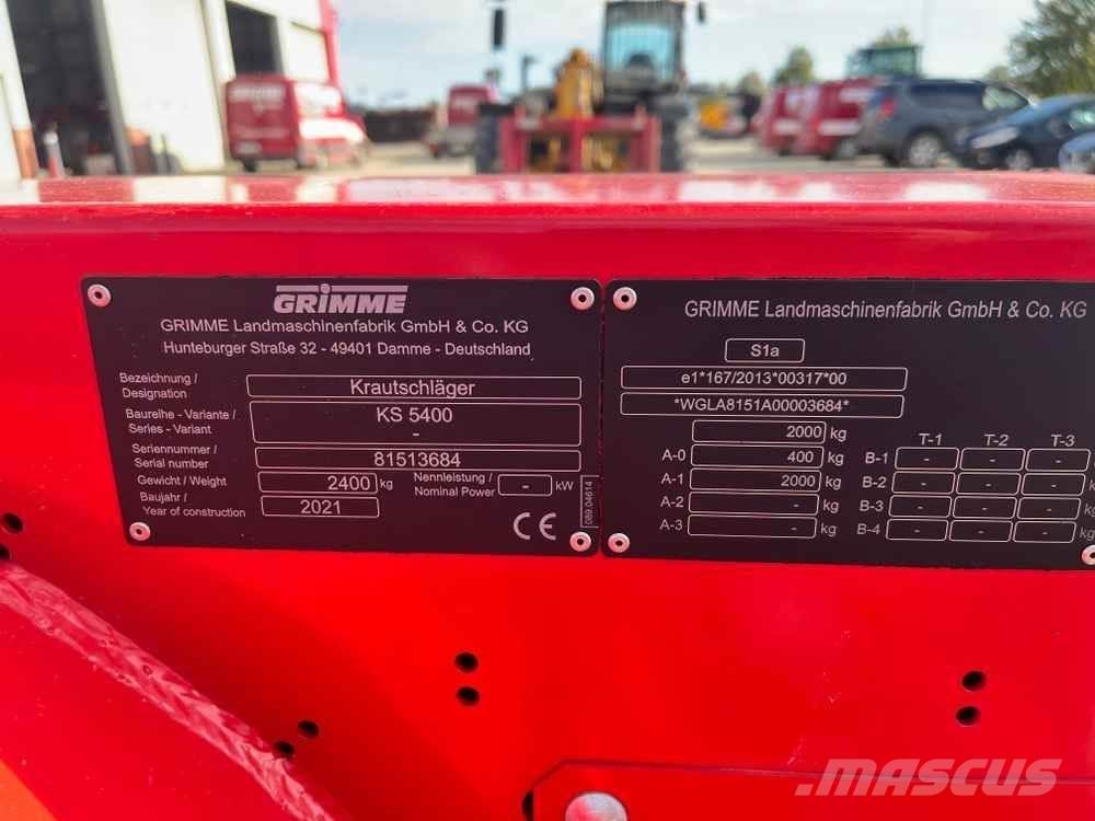 Grimme KS 5400 Bulvių įranga - Kita