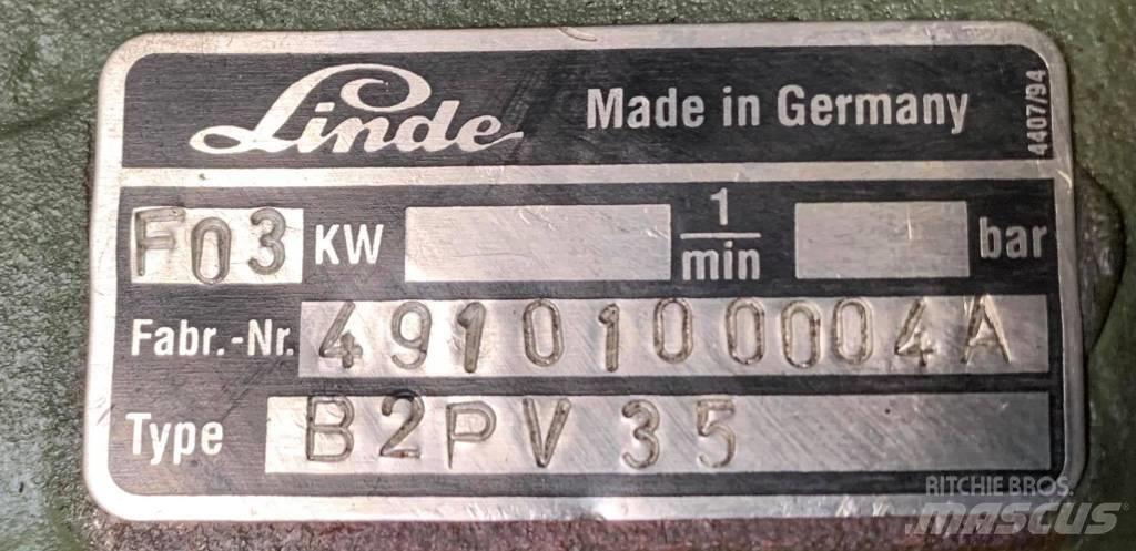 Linde B2PV 35 Hidraulikos įrenginiai