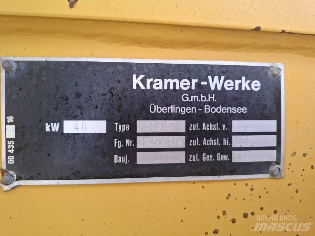 Kramer 316 Ekskavatoriniai krautuvai