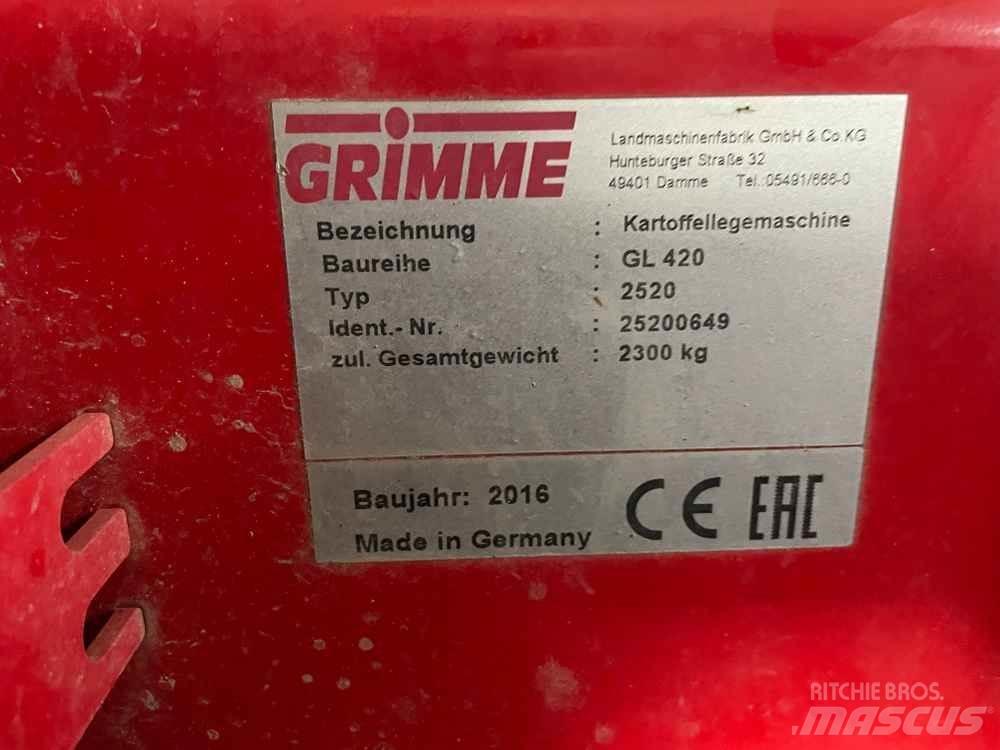 Grimme GL 420 Bulvių sodinamosios