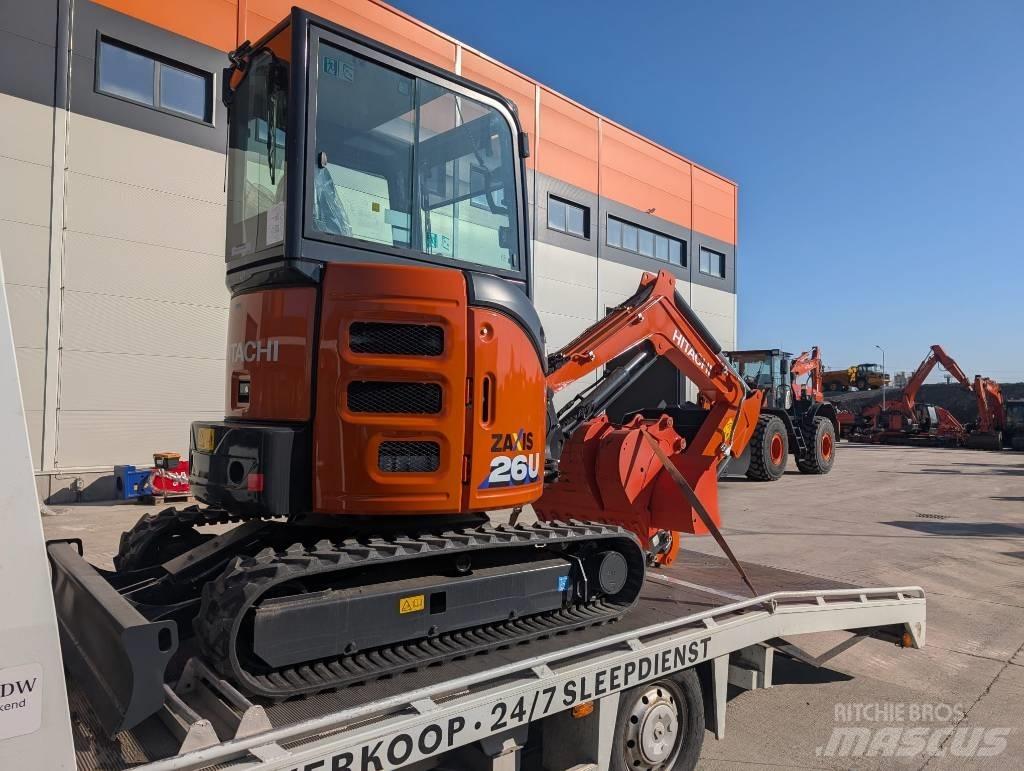 Hitachi ZX 26 U-6 Mini ekskavatoriai < 7 t