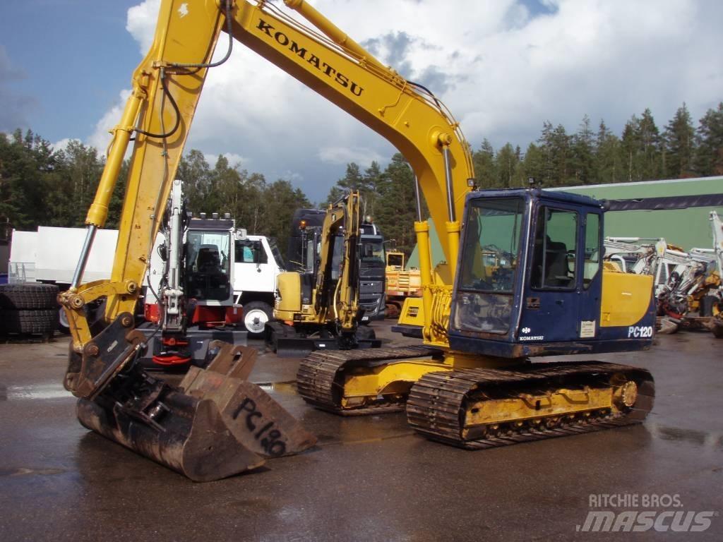 Komatsu PC120-5 Vikšriniai ekskavatoriai