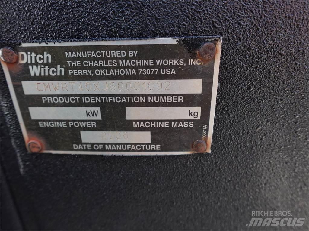 Ditch Witch rt40 Tranšėjų ekskavatoriai