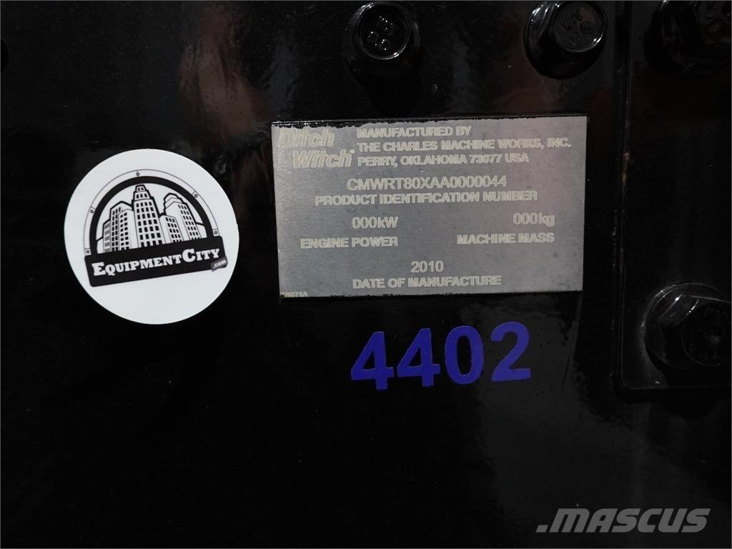 Ditch Witch RT80 Tranšėjų ekskavatoriai