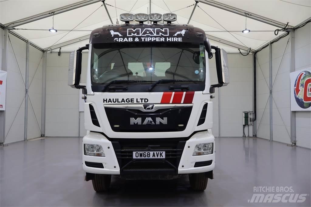 MAN TGS 35.420 GRAB Savivarčių priekabų vilkikai