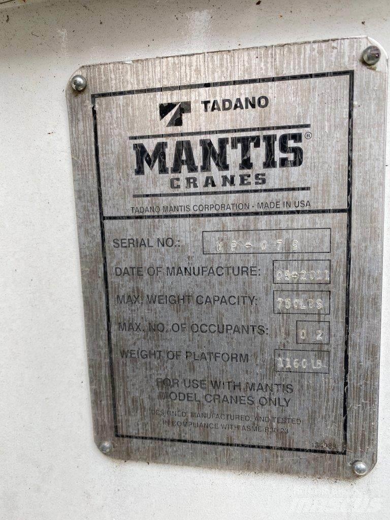 Mantis  Kranų dalys ir įranga