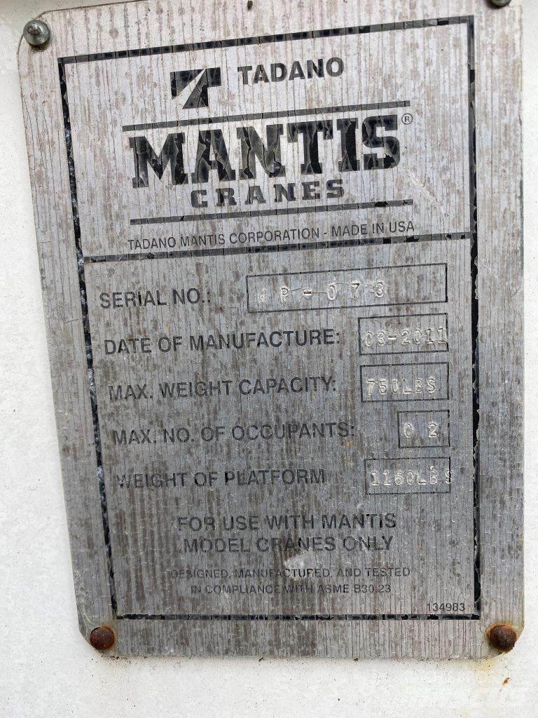 Mantis  Kranų dalys ir įranga