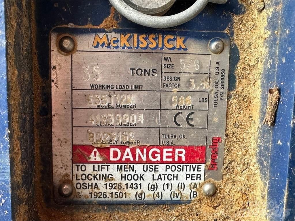  McKissick E35T12M Kranų dalys ir įranga