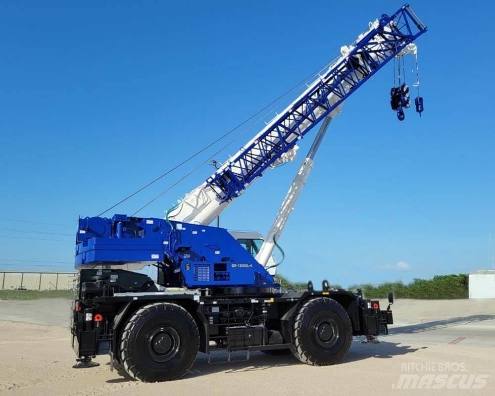 Tadano GR-1300XL-4 Neapdoroto reljefo kranai