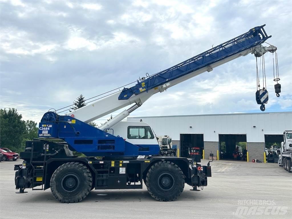 Tadano GR-350XL-3 Neapdoroto reljefo kranai