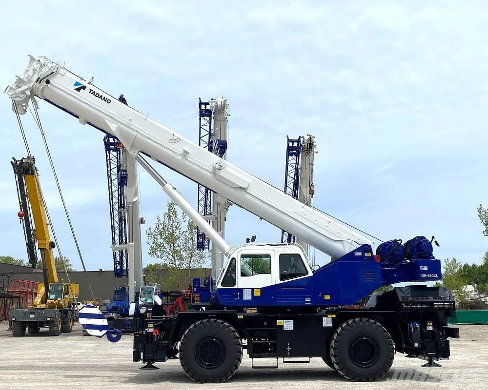 Tadano GR-550XL Neapdoroto reljefo kranai