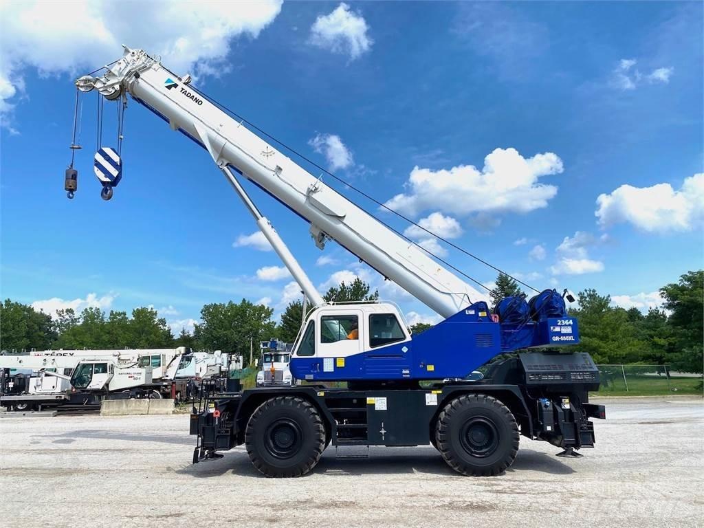 Tadano GR-550XL-3 Neapdoroto reljefo kranai