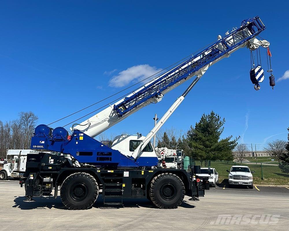 Tadano GR-550XL-3 Neapdoroto reljefo kranai