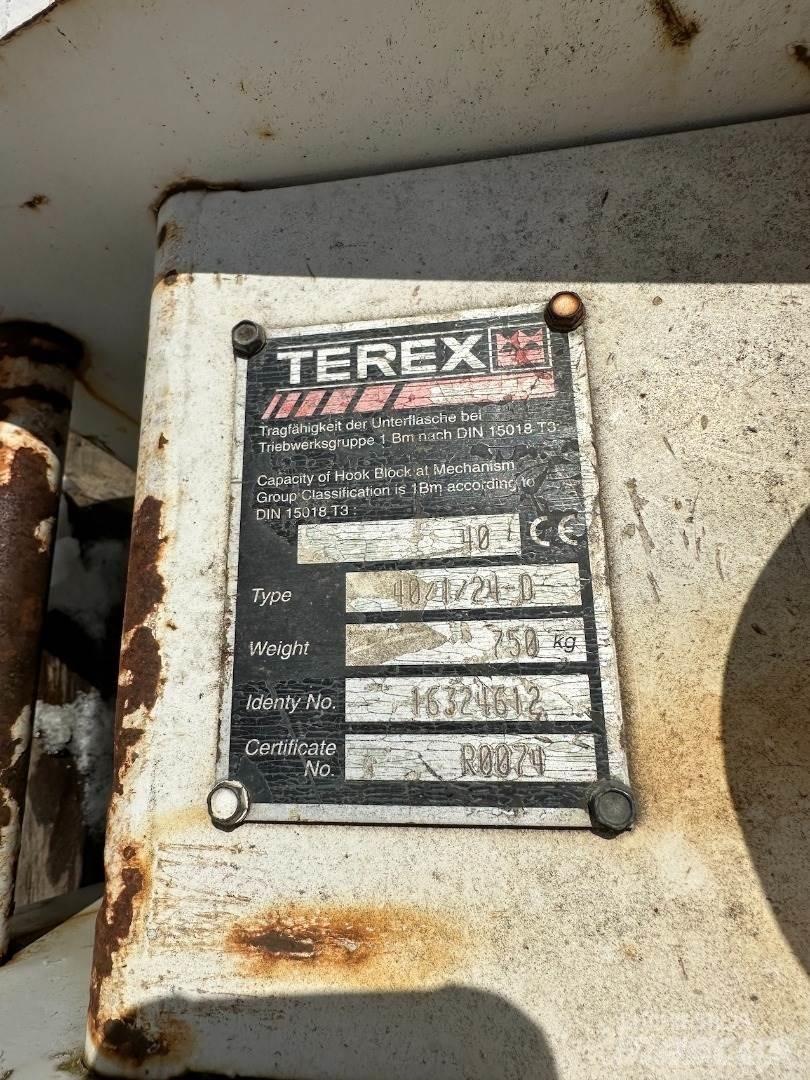 Terex 16324612 Kranų dalys ir įranga