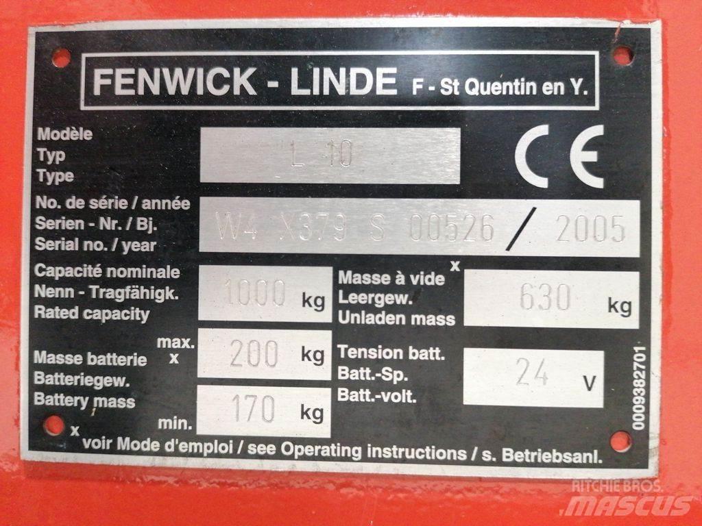 Linde L10 Rankiniai vėžimėliai