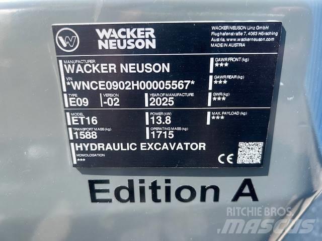 Wacker Neuson ET 16 Vikšriniai ekskavatoriai