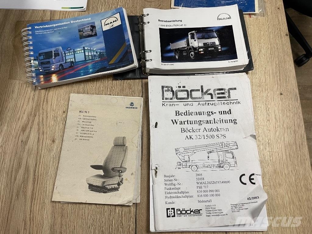 Böcker AK 32/1500 Visureigiai kranai