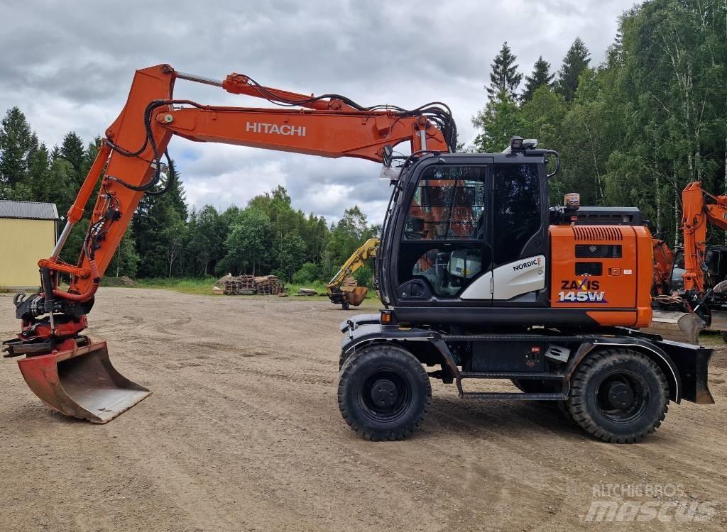 Hitachi ZX 145 W-6 Ratiniai ekskavatoriai