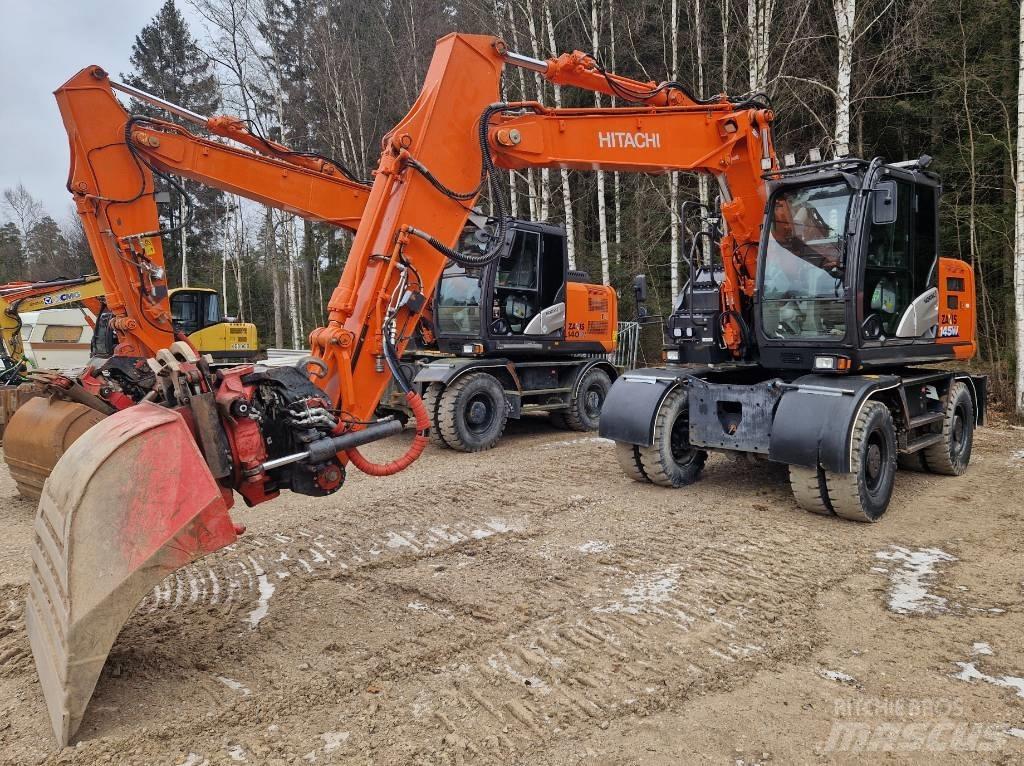 Hitachi ZX 145 W-6 Ratiniai ekskavatoriai