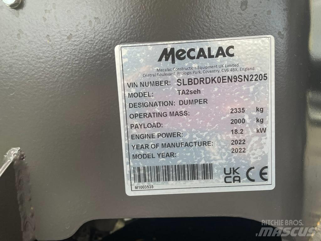 Mecalac TA2SEH Karjeriniai savivarčiai