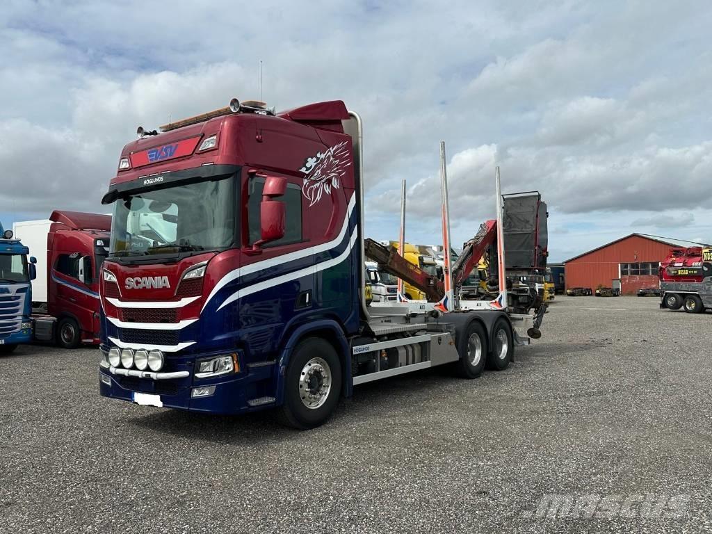 Scania R650B 6X4 NB Miškovežių vilkikai